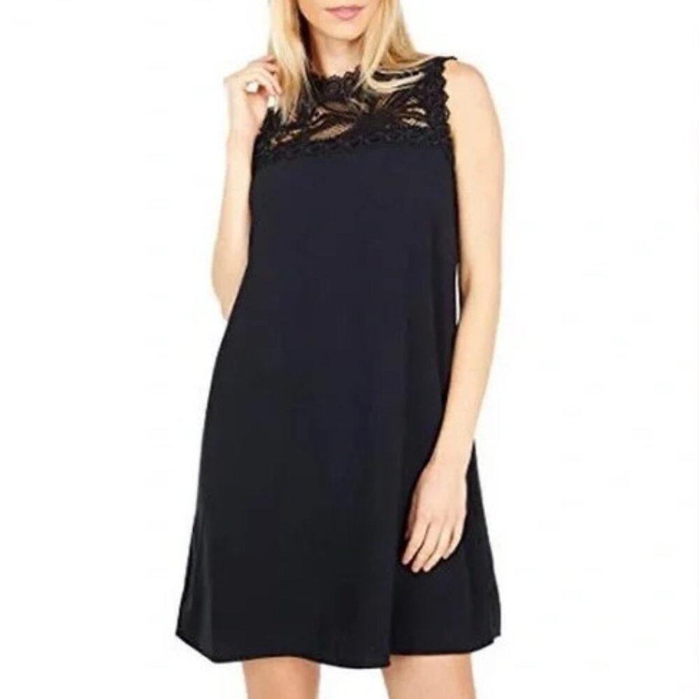 NWT Lilly Pulitzer Harmon Shift in Onyx Size 10; Beautiful Lace Detail